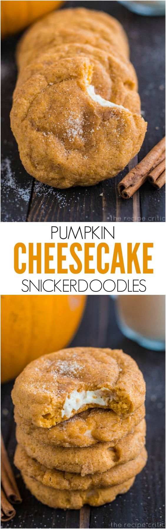Thanksgiving Desserts: Pumpkin Cheesecake Snickerdoodles