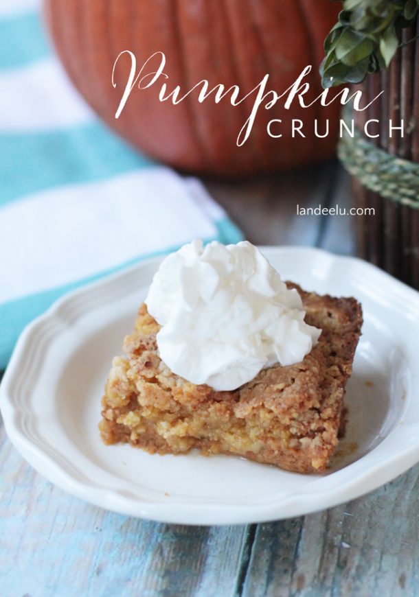 Thanksgiving Desserts: Pumpkin Crunch Recipe