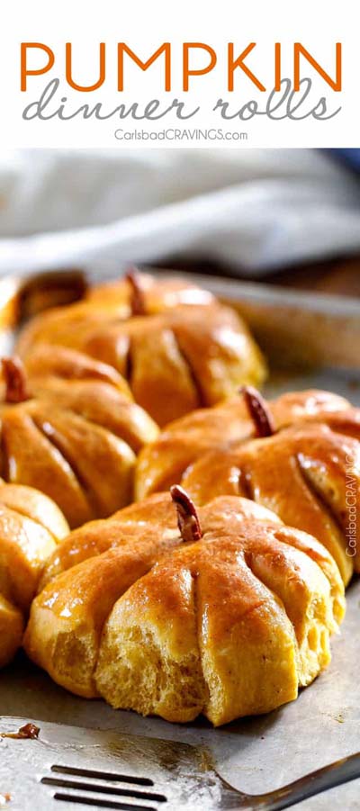 Christmas Dinner Recipes: Pumpkin Dinner Rolls With Whipped Brown Sugar Cinnamon Butter
