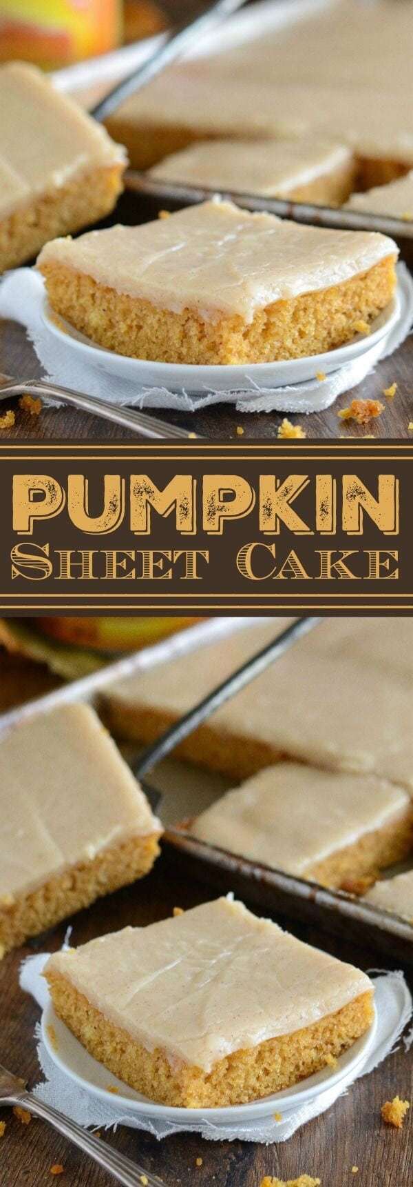 Pumpkin Spice Recipes: Pumpkin Sheet Cake