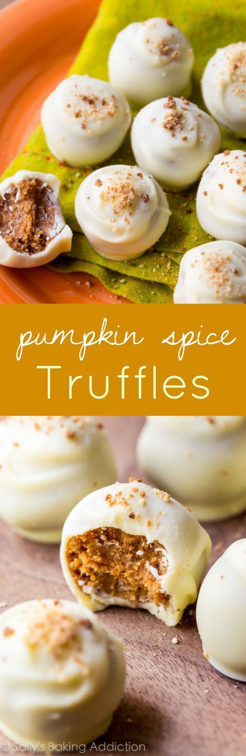 Pumpkin Spice Recipes: Pumpkin Spice Truffles