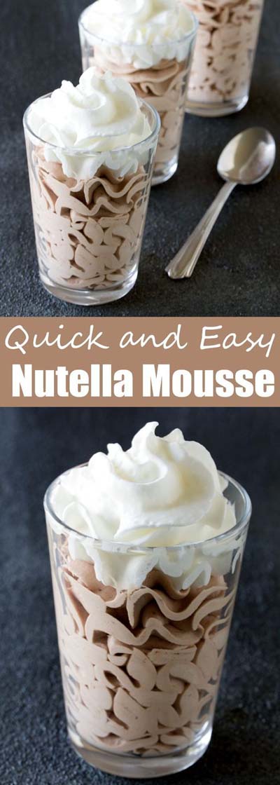 Quick And Easy Nutella Mousse