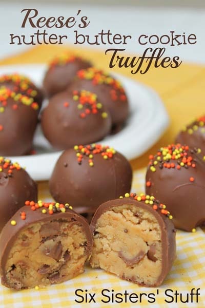 Truffle Dessert Recipes: Reese’s Nutter Butter Truffles-min