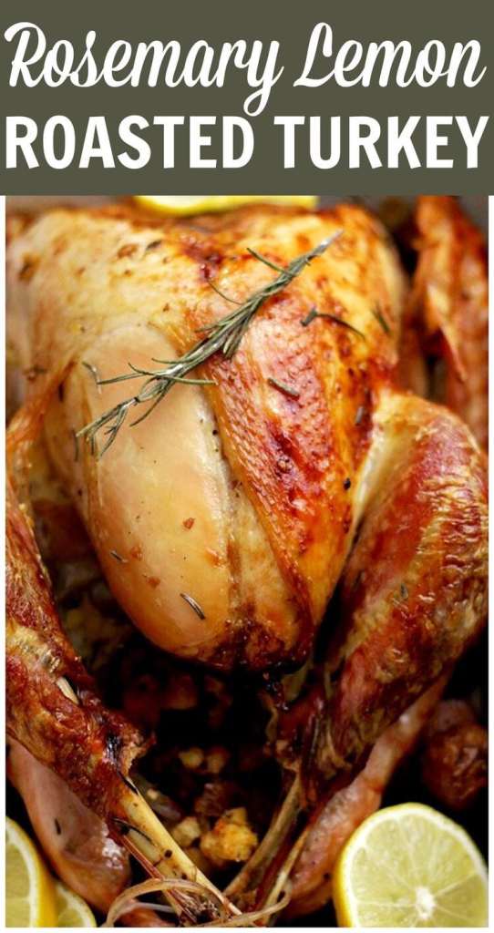 Thanksgiving turkey recipes: Rosemary Lemon Roasted Turkey