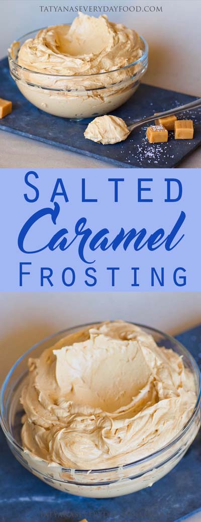 Easy caramel dessert recipes: Salted Caramel Frosting