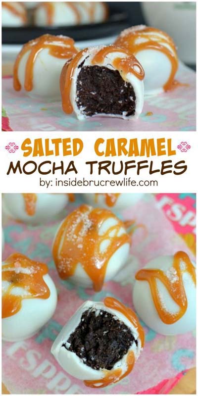 Truffle Dessert Recipes: Salted Caramel Mocha Truffles