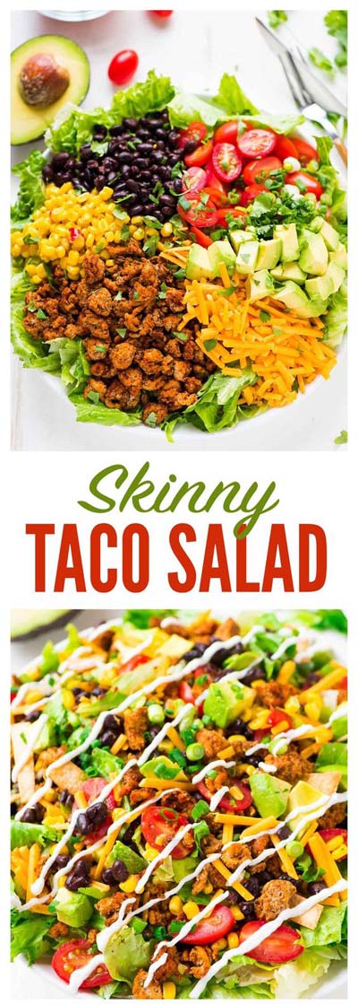 Healthy salad recipes: Skinny Taco Salad