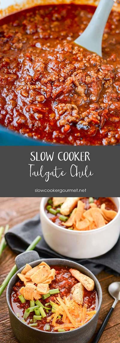 Chili Recipes: Slow Cooker Tailgate Chili