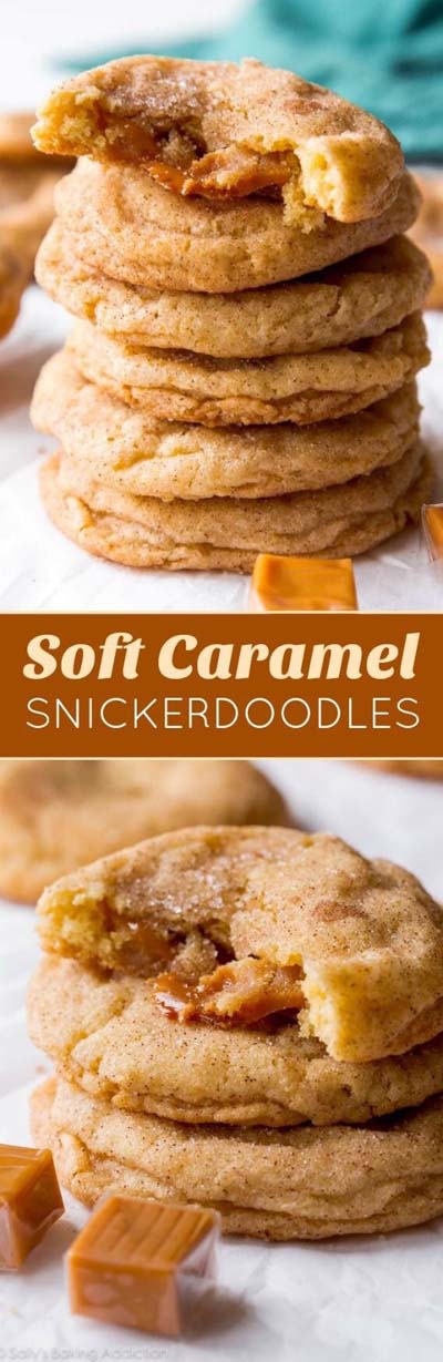 Easy caramel dessert recipes: Soft Caramel Snickerdoodles