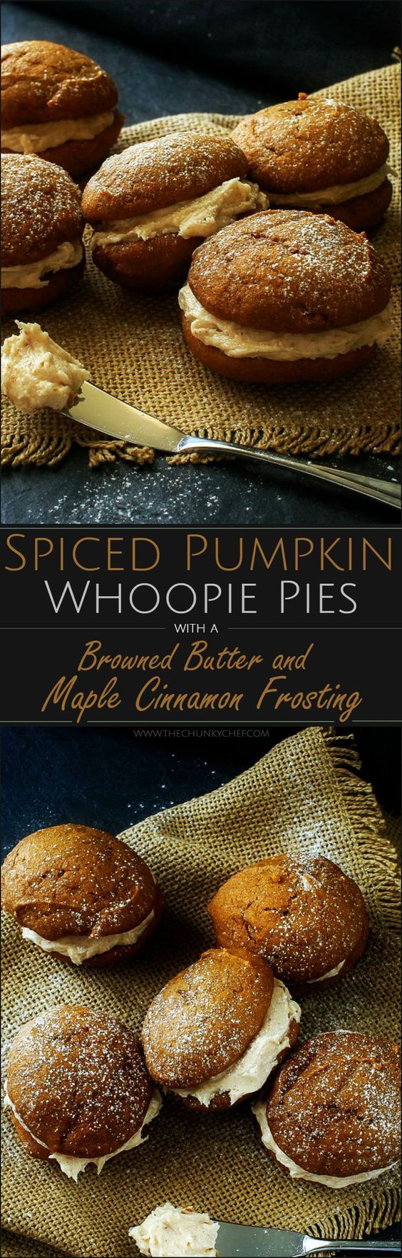 Thanksgiving Desserts: Spiced Pumpkin Whoopie Pies