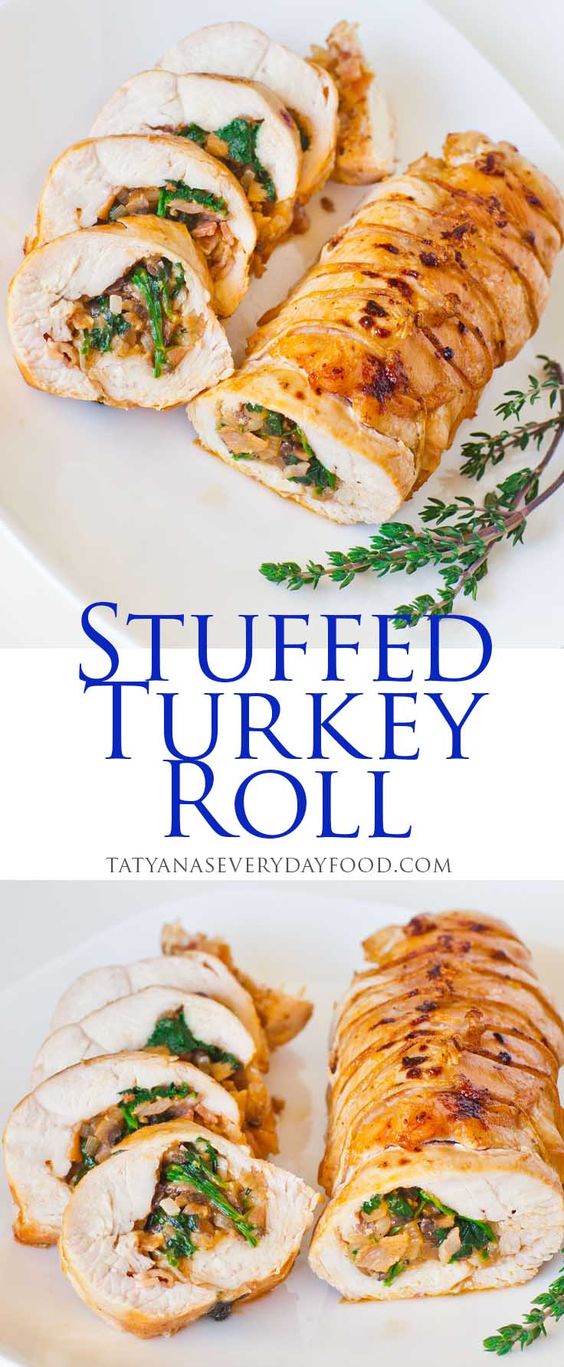 Thanksgiving turkey recipes: Stuffed Turkey Roll