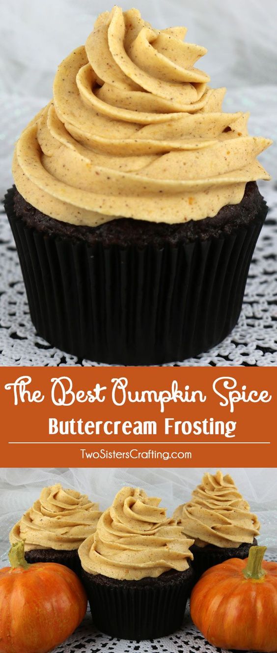 Pumpkin Spice Recipes: The Best Pumpkin Spice Buttercream Frosting