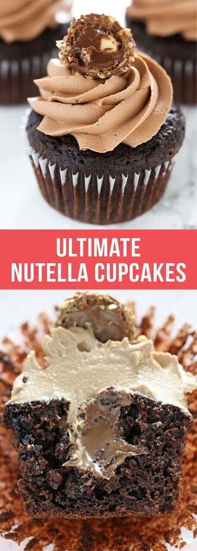 Ultimate Nutella Cupcakes