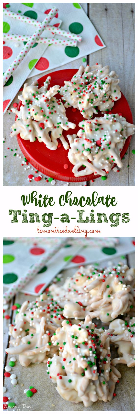 Christmas Cookies: White Chocolate Ting-a Lings