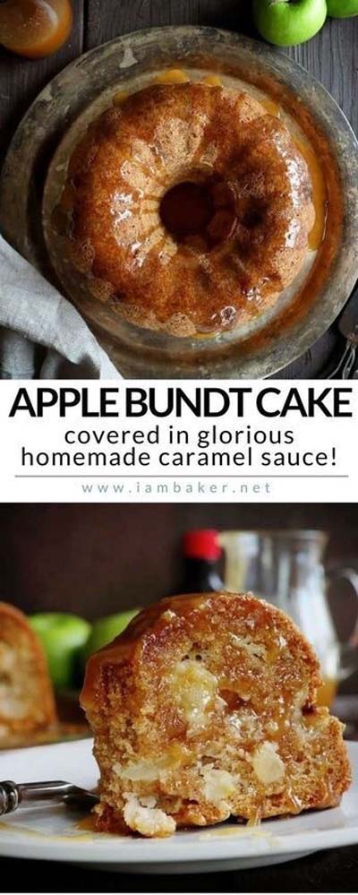 Apple dessert recipes: Apple Bundt Cake