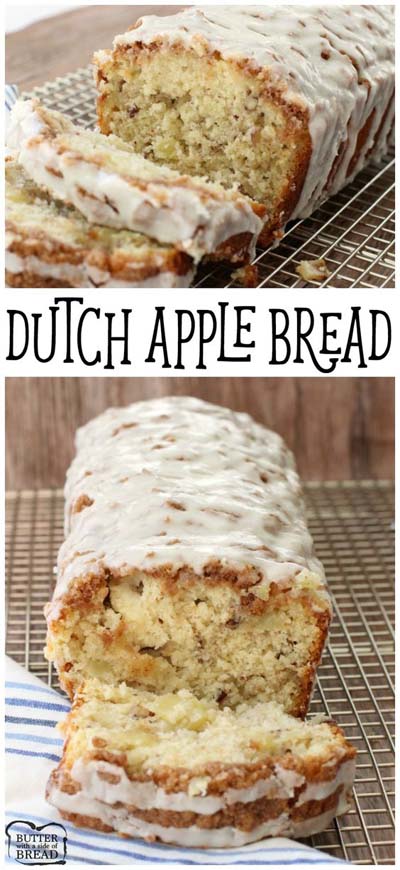 Apple dessert recipes: Dutch Apple Bread Recipe