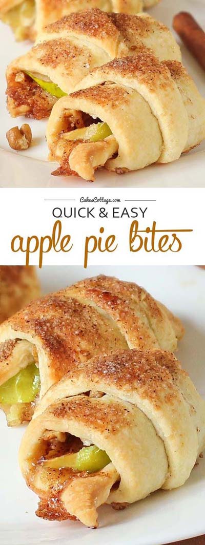 Apple dessert recipes: Easy Apple Pie Bites