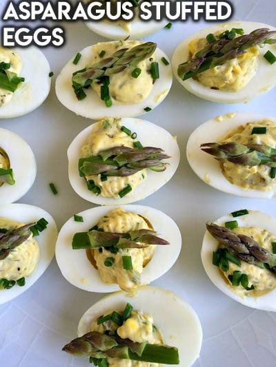 Healthy Super Bowl Snacks: Asparagus Stuffed Eggs