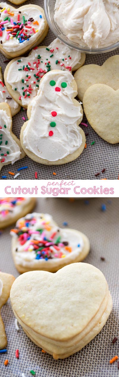 Easy Valentines Day Cookies: Cut Out Sugar Cookies