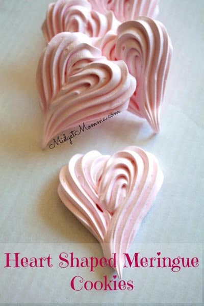 Easy Valentines Day Cookies: Meringue Cookies