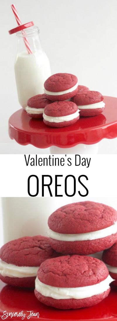 Easy Valentines Day Cookies: Valentines Day Oreos