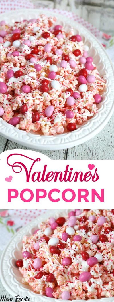 Valentines Day Treats: Valentines Day Popcorn Recipe