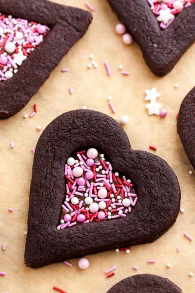 Easy Valentines Day Cookies: Valentine’s Day Chocolate Sugar Cookies