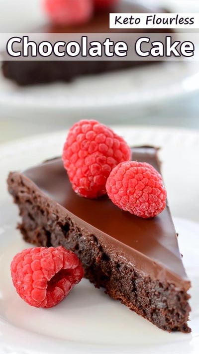Keto Valentines Dessert Recipes & Treats: Keto Flourless Chocolate Cake