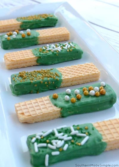 St. Patrick’s Day Sugar Wafers