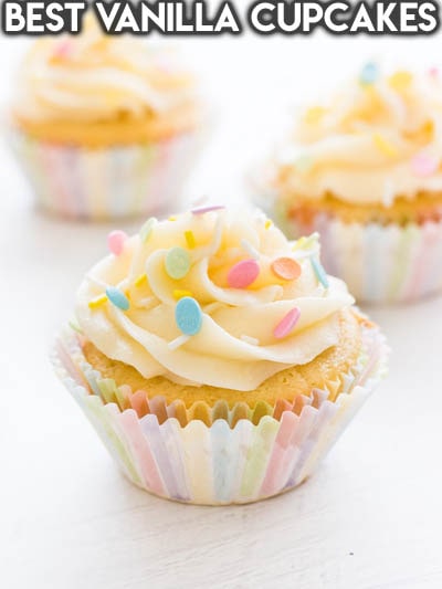 re inward the mood for something sugariness together with vanilla 23 Tasty Vanilla Cupcakes: Scrumptious Desserts