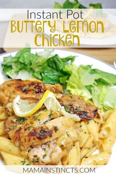 Chicken Instant Pot Recipes: Buttery Lemon Chicken