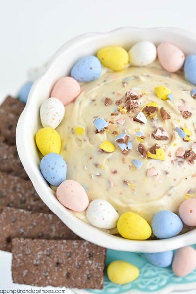 Easter desserts and treats: Cadbury Mini Eggs Cheesecake Dip