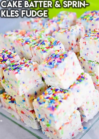 Fantastic Fudge Recipes: Cake Batter & Sprinkles Fudge