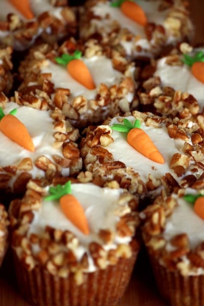 Easter Cupcake Ideas: Carrot Cake Cupcake