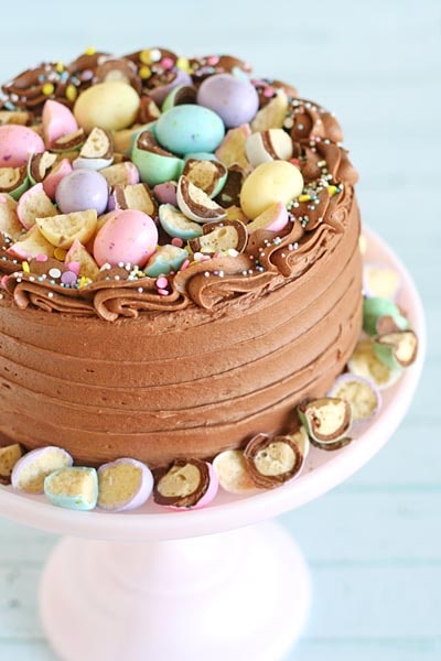 Easter desserts and treats: Chocolate Malt Cake