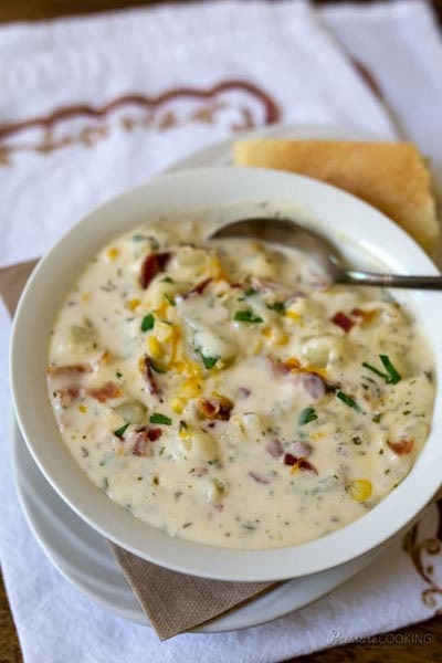 Instant pot soup recipes: Chunky Potato Cheese Soup