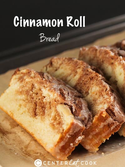 Homemade Baked Bread Recipes: Cinnamon Roll Bread