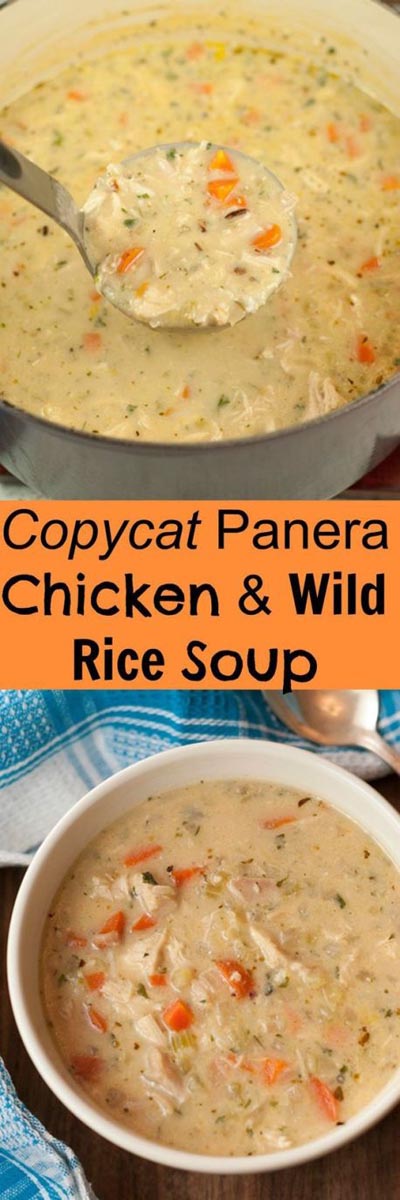 Chicken Instant Pot Recipes: Copycat Panera Chicken & Wild Rice Soup