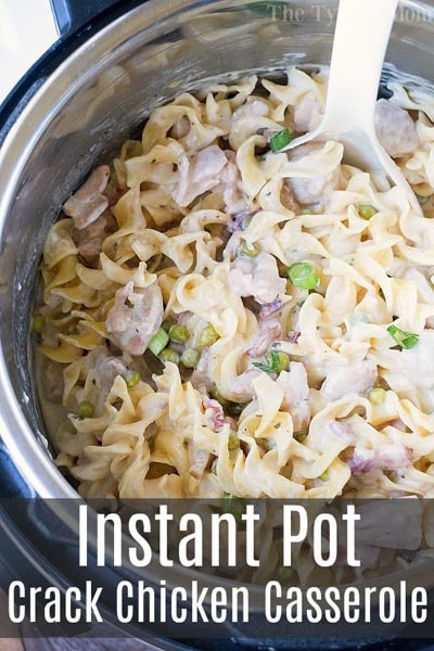 Chicken Instant Pot Recipes: Crack Chicken Casserole