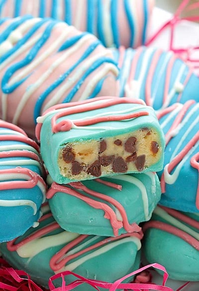 Easter desserts and treats: Easter Egg Cookie Dough Truffles