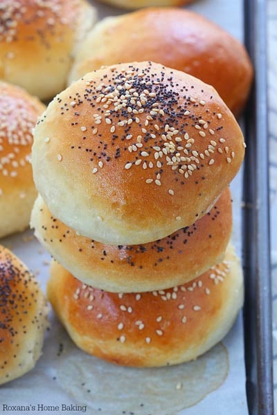 Homemade Baked Bread Recipes: Homemade Burger Buns