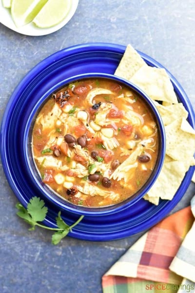 Instant Pot Chicken Tortilla Soup