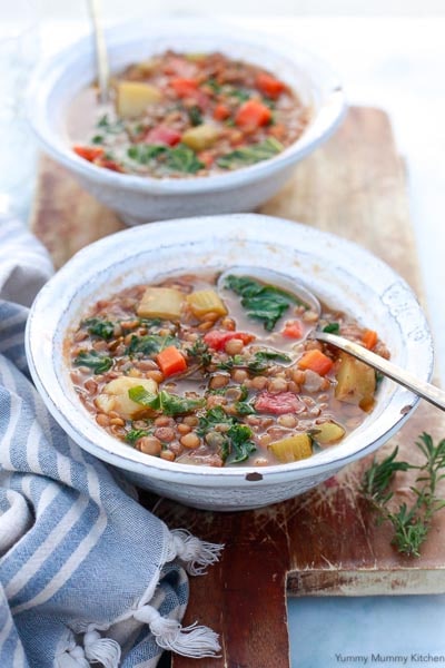 s no undercover that a delicious in addition to warm bowl of soup tin survive serious comfort nutrient 21 Instant Pot Soup Recipes That’ll Warm Up The Soul