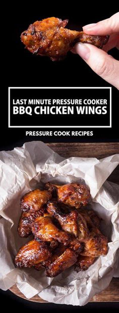 Chicken Instant Pot Recipes: Lifesaver BBQ Pressure Cooker Chicken Wings