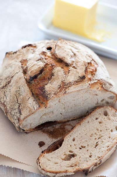 Homemade Baked Bread Recipes: Rustic Homemade Sourdough Bread