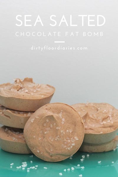 Keto Fat Bombs: Sea Salted Chocolate Fat Bomb