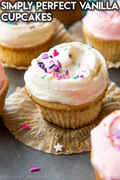 Simply Perfect Vanilla Cupcakes