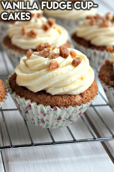 Vanilla Fudge Cupcakes