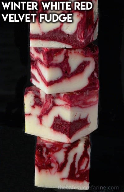 Fantastic Fudge Recipes: Winter White Red Velvet Fudge