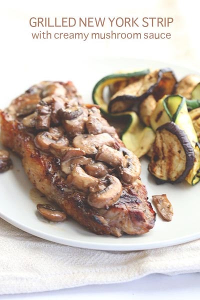 Tasty Keto BBQ Recipes: Grilled Steak With Creamy Mushroom Sauce